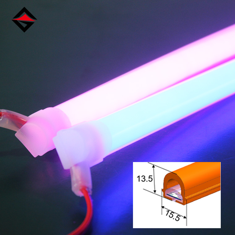 Voltan rendah 15.5*13.5mm jalur cahaya neon