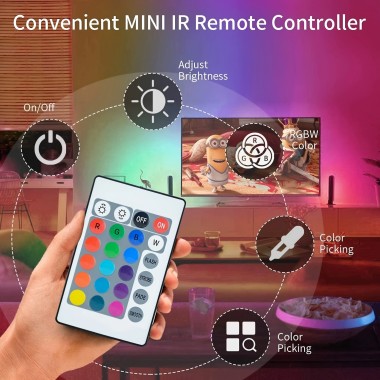 Berapa banyak warna yang boleh dilaraskan oleh jalur cahaya RGB?